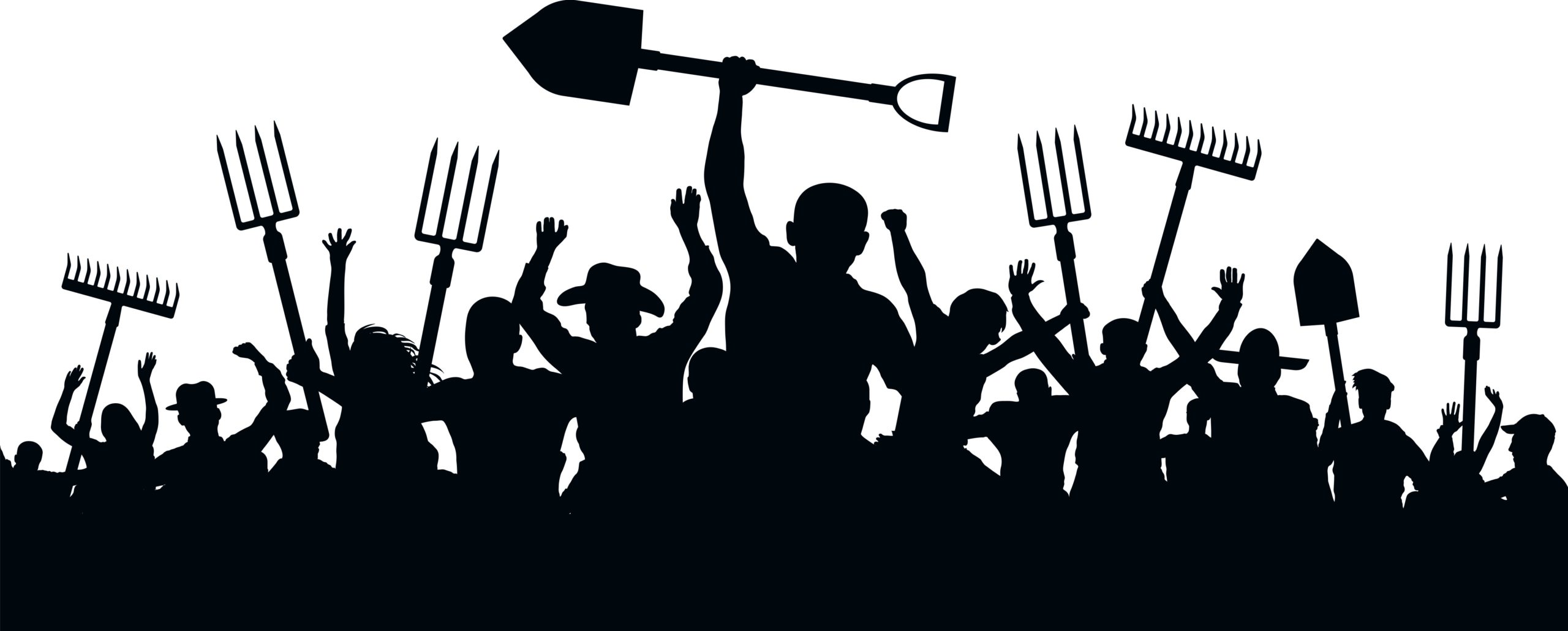 angry mob against incumbent banks open banking