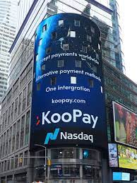 Fintech Startup KooPay Featured on Nasdaq Billboard in New York's Time Square